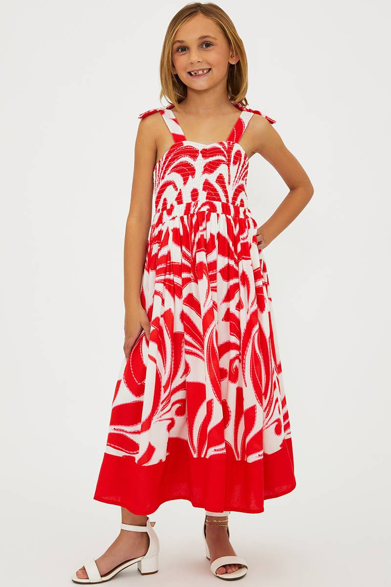 Little Cari Dress Sunshine Dunes | Girl's Maxi Dress | Beach Riot | Beach Riot