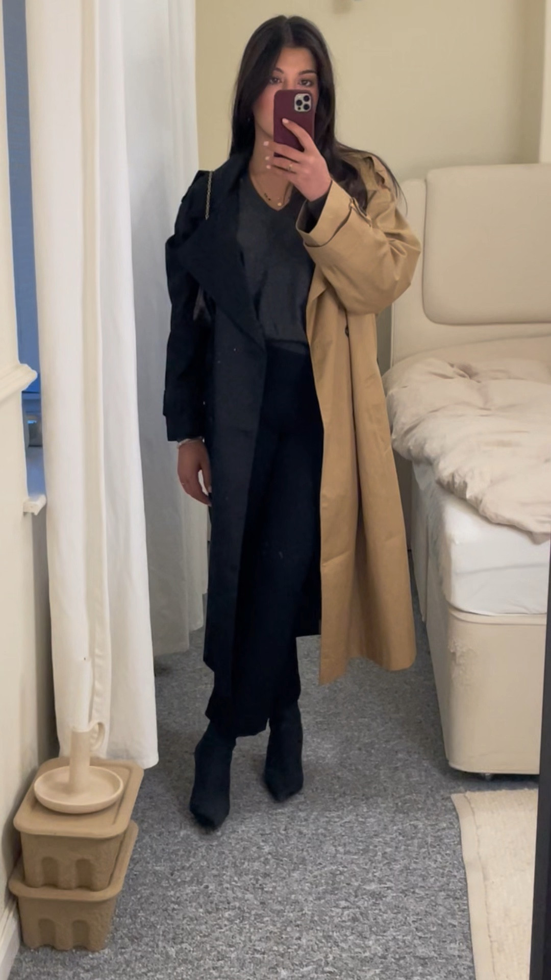 #grwm #outfitideas #outfitofthenight #mondayoutfit #simpleoutfitideas #outfitoftheday #simpleoutfit #autumnoutfits #falloutfits #outfitinspo #asostrenchcoat #trenchcoatoutfit #trenchcoat #blacktrousers #blacktrousersoutfits #zarajumper

#LTKstyletip #LTKeurope #LTKsalealert