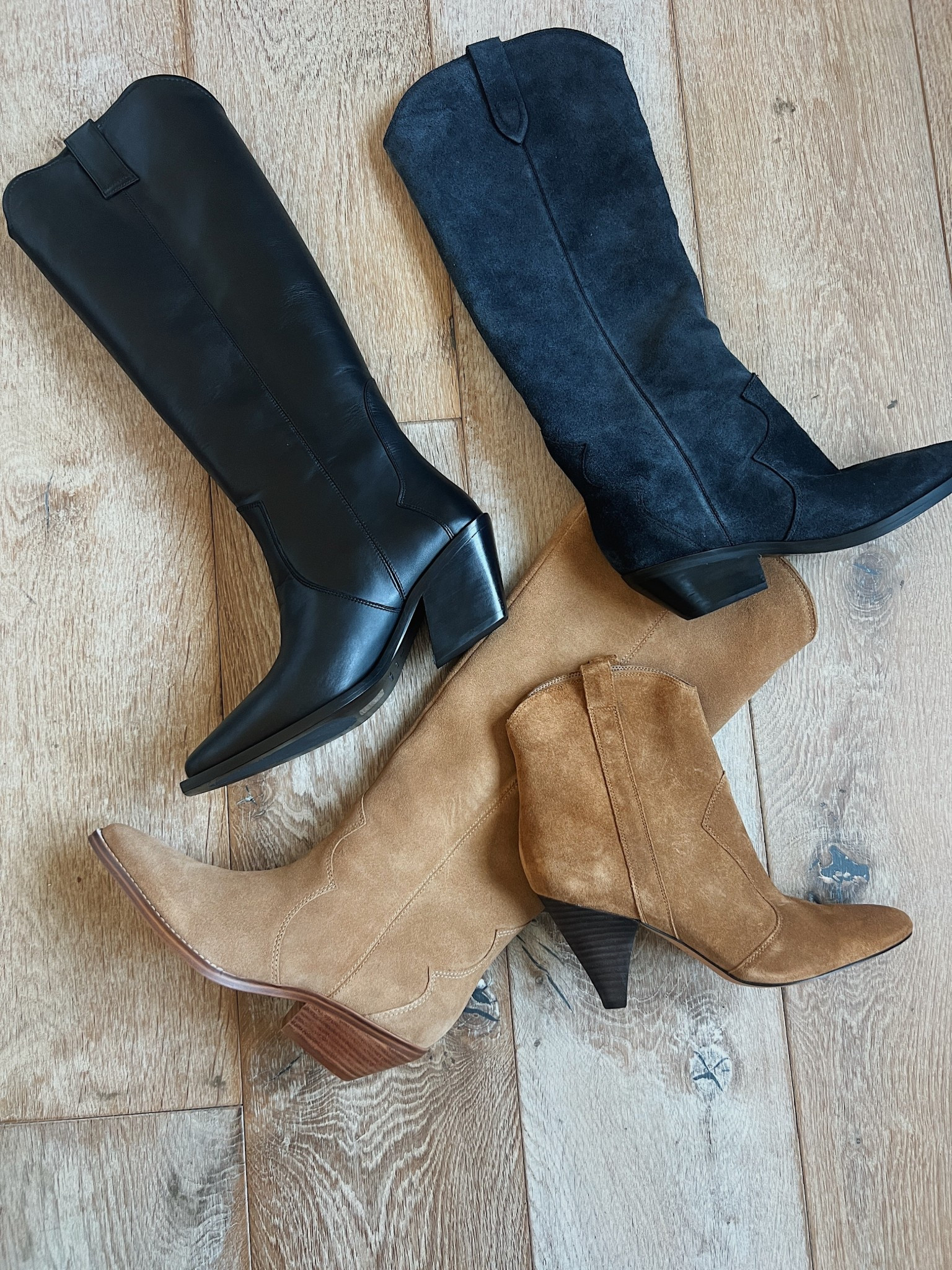 I tried 1 million pair of cowboy boots and these are the best ones that I ended up keeping pretty much all of them are on sale and look way more expensive than they are

#LTKSaleAlert #LTKShoeCrush #LTKStyleTip