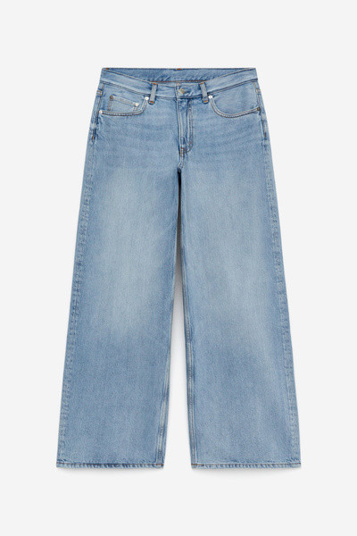 CLOUD Loose Wide Jeans – Washed Blue – Women – ARKET GB | Arket UK