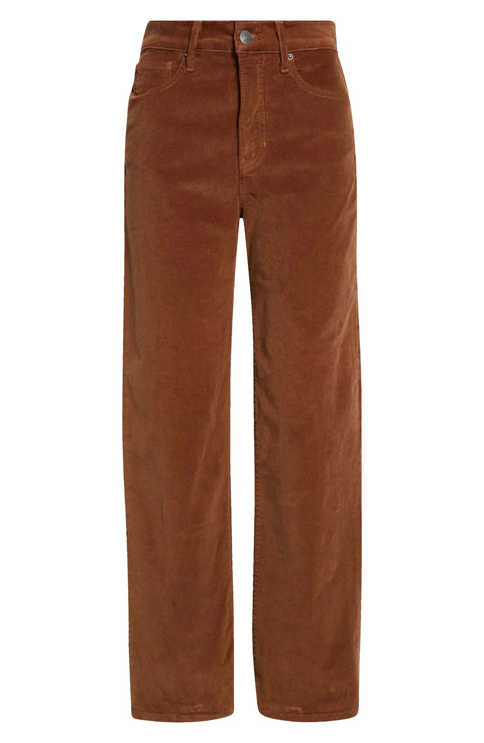 Crosbie High Waist Wide Straight Leg Corduroy Pants | Nordstrom