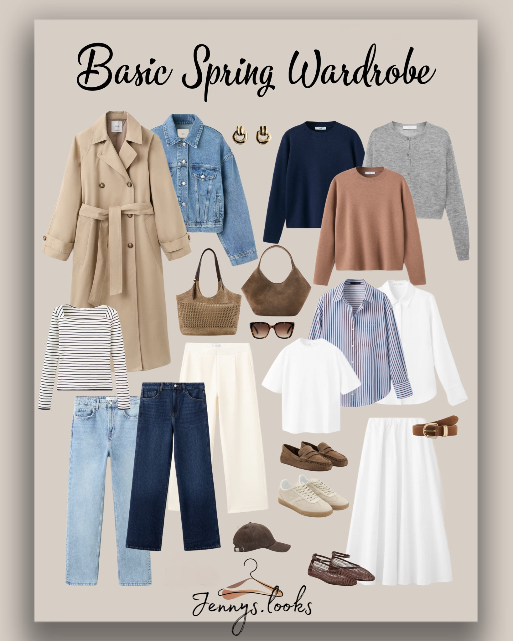 Your Basic Spring Capsule Wardrobe 😍
Stop looking for trends ❌
Choose timeless pieces that you can wear for years ! ♥️

#LTKMidsize #LTKootd #LTKOver40