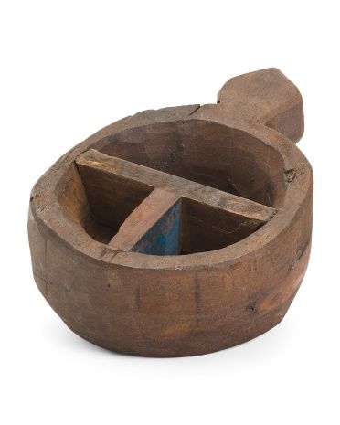 Reclaimed Wood Decorative Spice Box | TJ Maxx