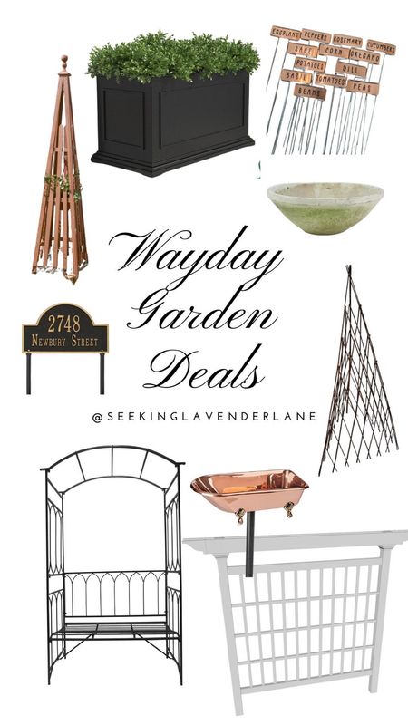 Make your garden pretty! These stunning pieces all in the wayday deals 

#LTKHome #LTKSeasonal
