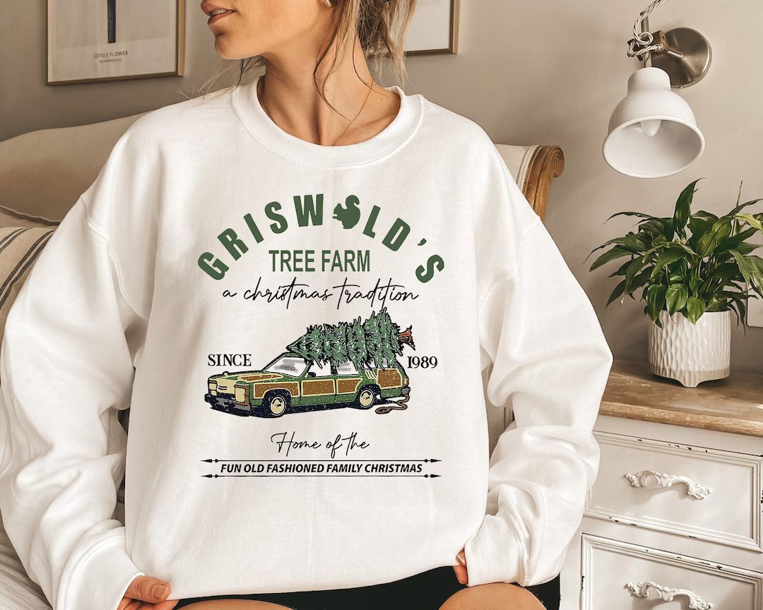 Griswold's Tree Farm Since 1989 Sweatshirt Christmas - Etsy | Etsy (US)