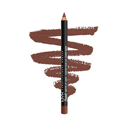 NYX PROFESSIONAL MAKEUP Suede Matte Lip Liner, Vegan Formula - Leon (Honey Brown) | Amazon (US)