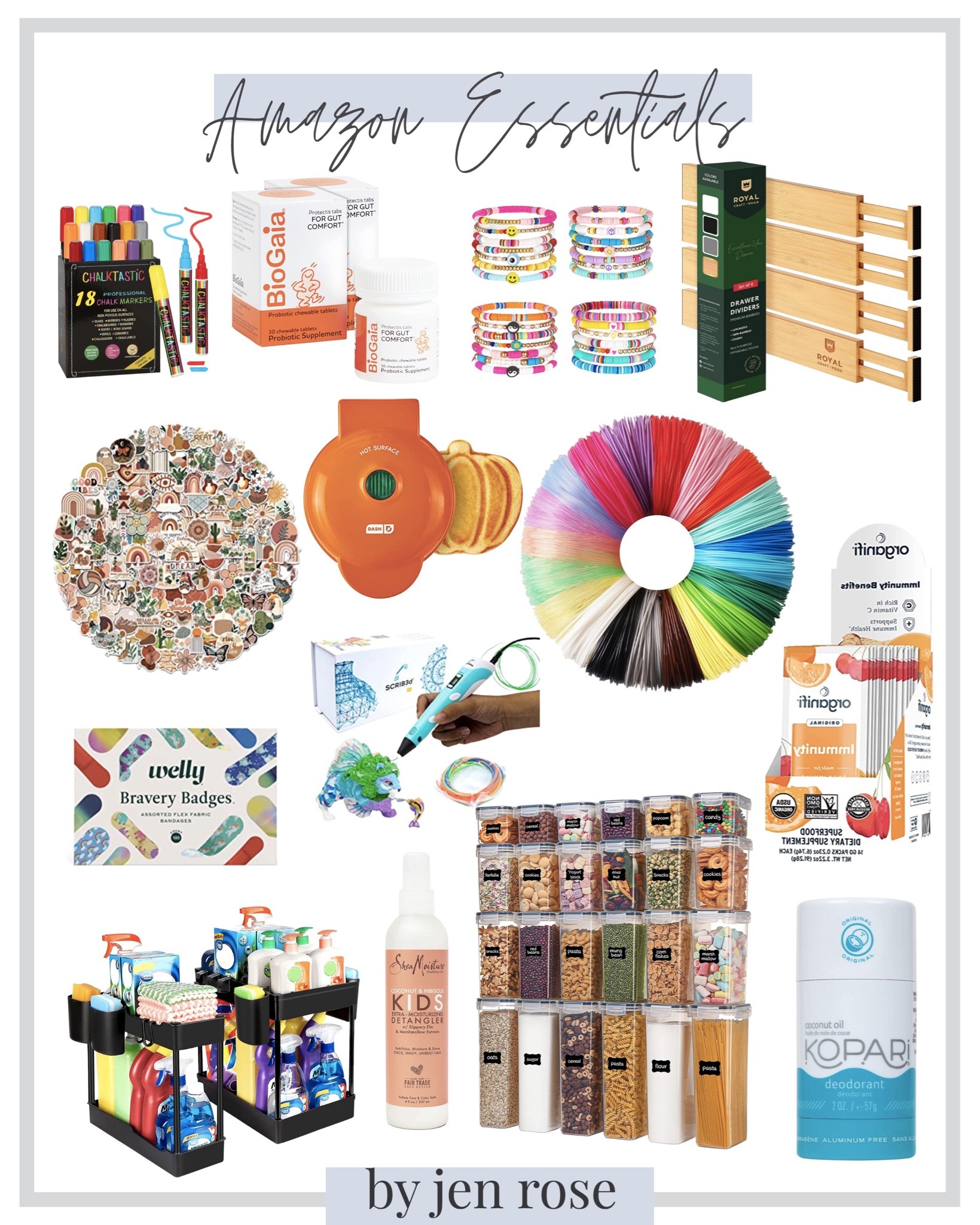 amazon finds / amazon essentials / amazon favorites / amazon kids / amazon home / amazon kitchen / amazon organizers / 3D printer pen / girls bracelets / amazon health finds / waffle maker 

#LTKkids #LTKhome #LTKSeasonal