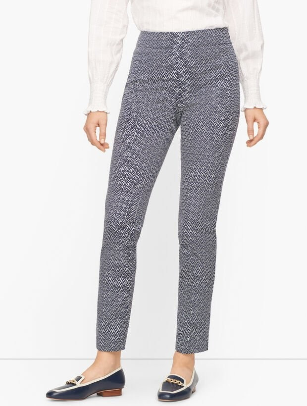 Talbots Chatham Ankle Pants - Graceful Dot | Talbots
