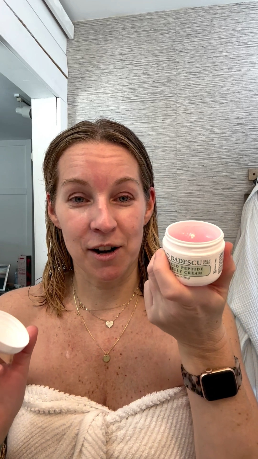 This advanced PDRN jelly cream is so refreshing, works to protect your skins barrier, hydrate, reduce fine lines and wrinkles and even out your skin tone and texture. AND it’s only $20!!! All clean too! 
Been using it for a few weeks and love how my skin feels! Linked all my faves that I use daily! 

#LTKBeauty #LTKselfcare #LTKOver40