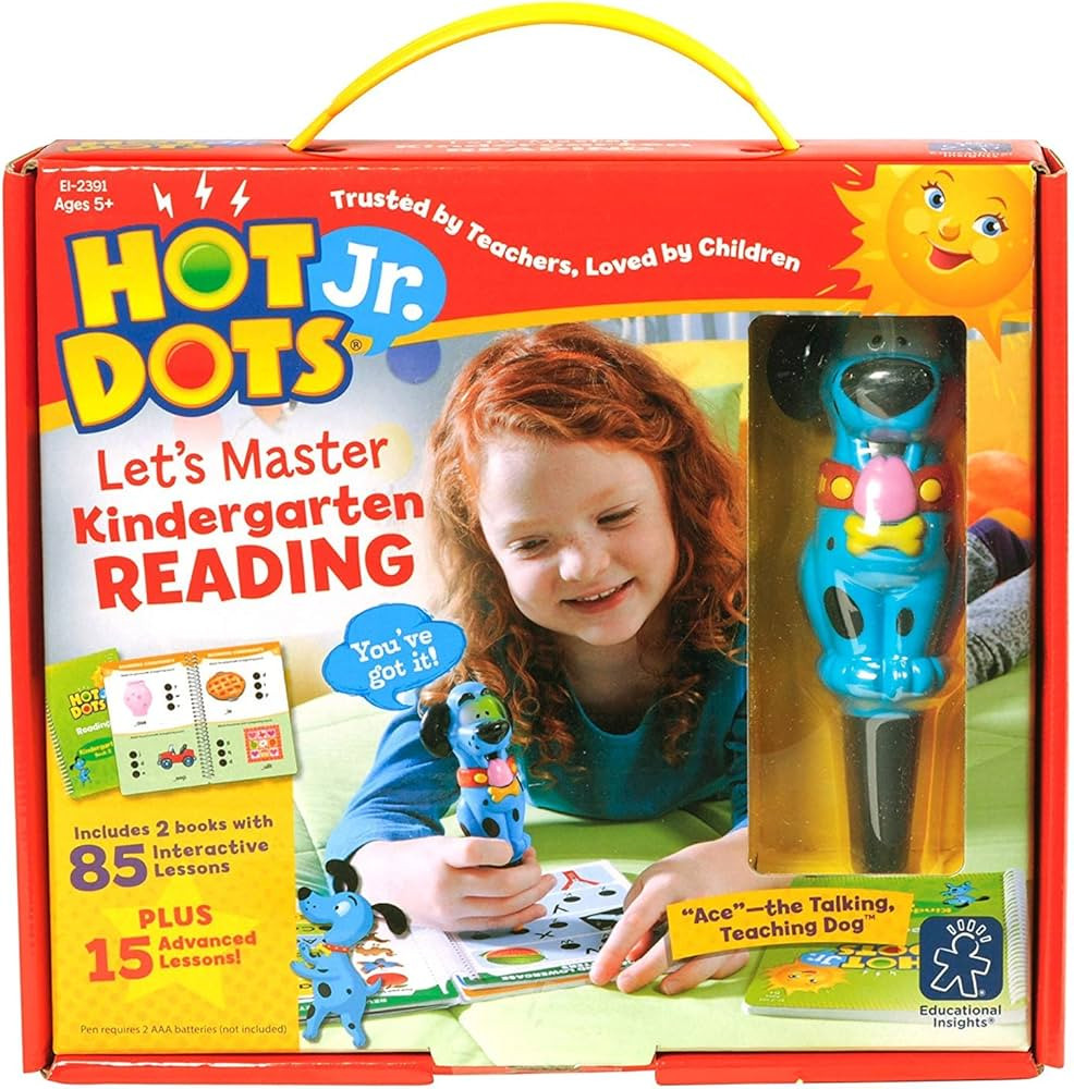 Educational Insights Hot Dots Jr. Let's Master Kindergarten Reading Set, Homeschool & Kindergarte... | Amazon (US)