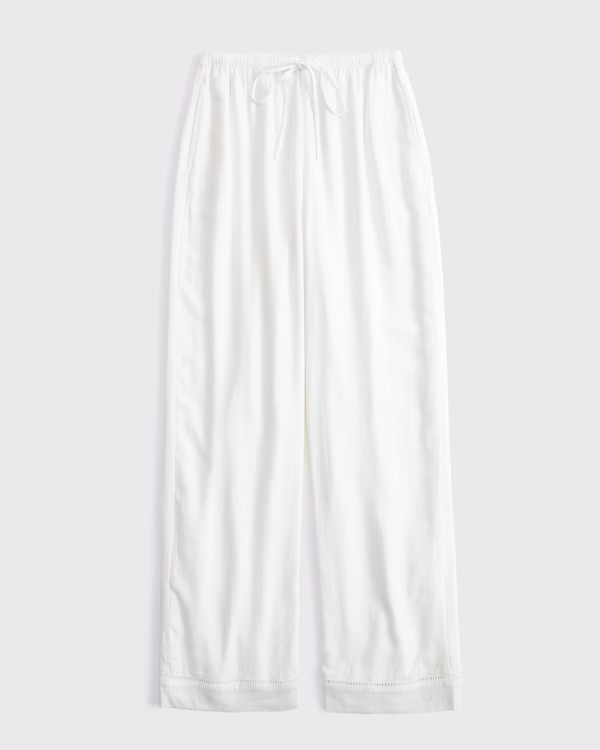 Linen-Blend Pull-On Pant | Abercrombie & Fitch (US)