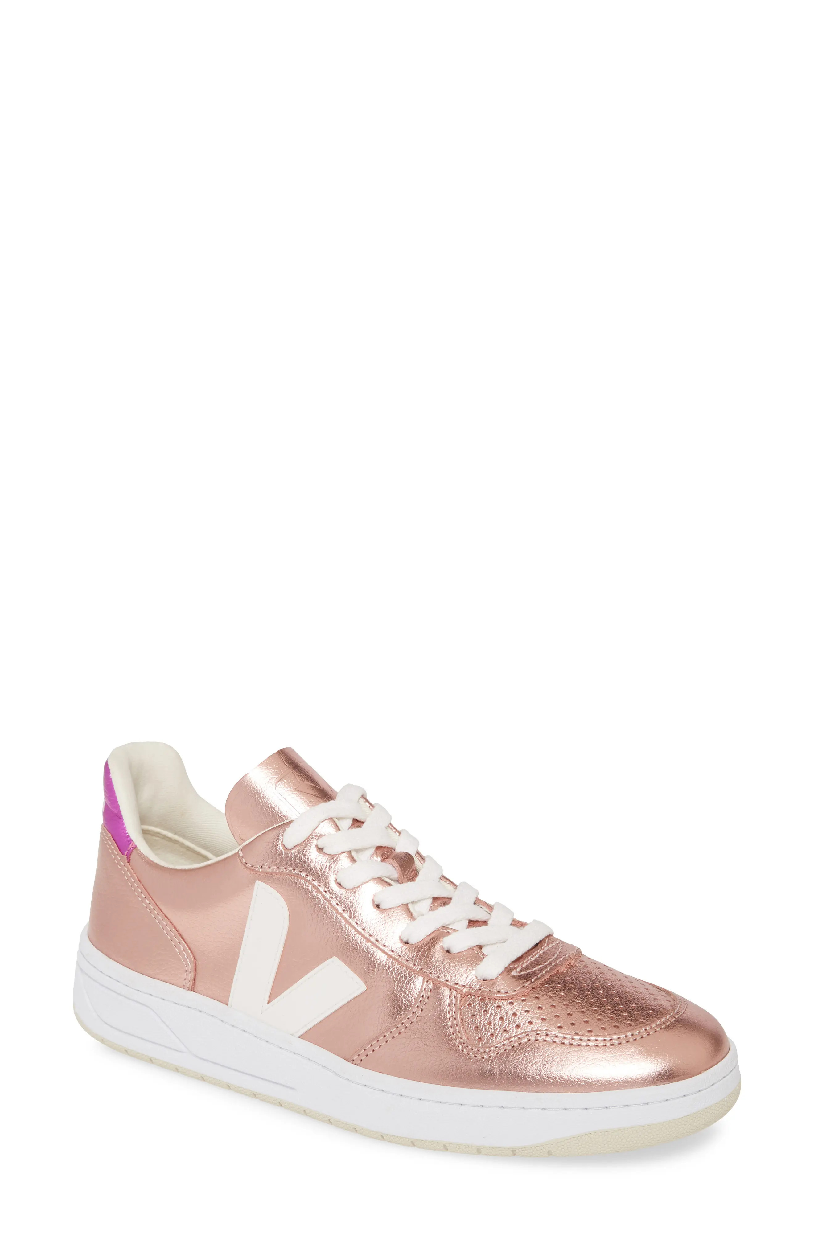Women's Veja V-10 Sneaker, Size 9 Women's / 7 Men's M - Pink | Nordstrom