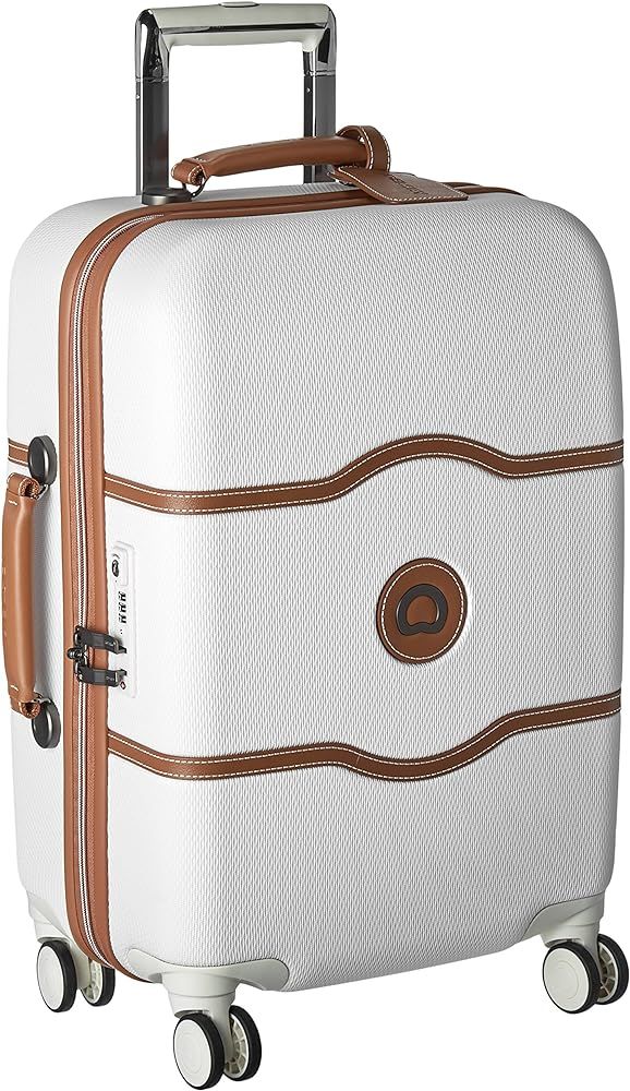 DELSEY Paris Chatelet Hardside Luggage with Spinner Wheels, Champagne White, Carry-on 21 Inch, with  | Amazon (US)