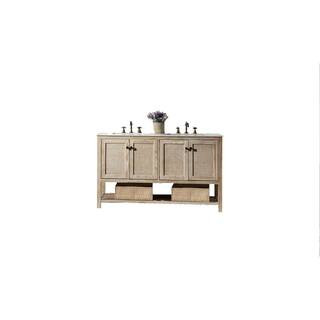 60 in.White Wash Vanity in White Marble Top With White Basin WH5160 - The Home Depot | The Home Depot