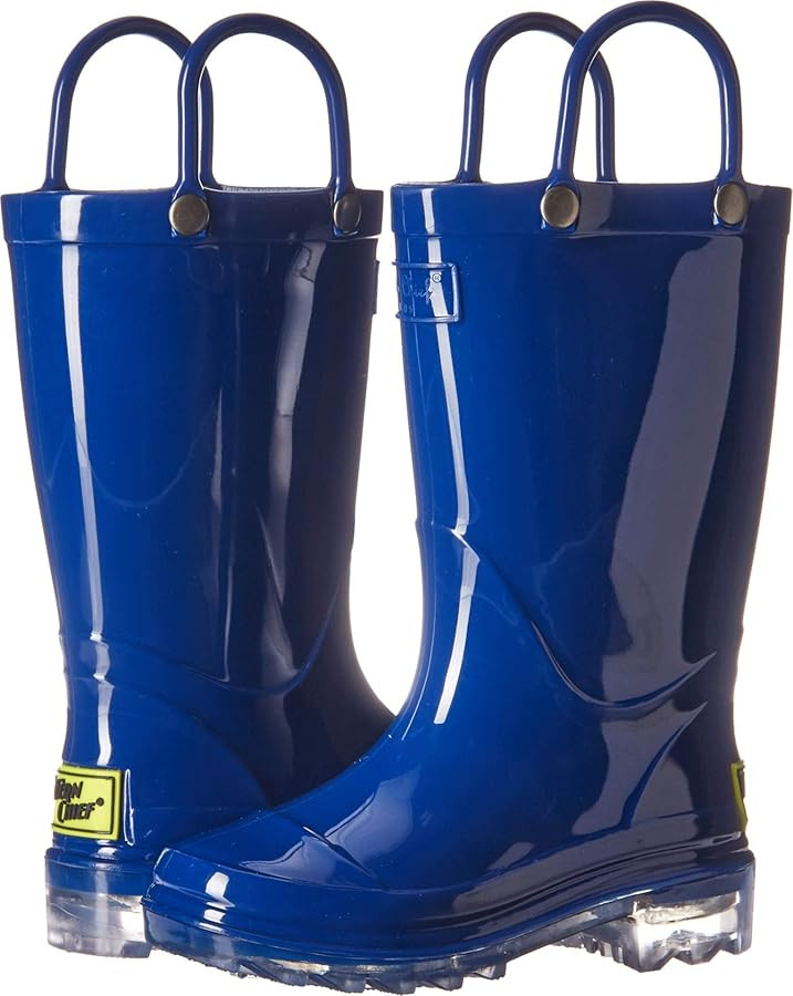 Western Chief Kids Waterproof Light Up Rain Boots With Handles for Easy On and Off for Boys and G... | Amazon (US)