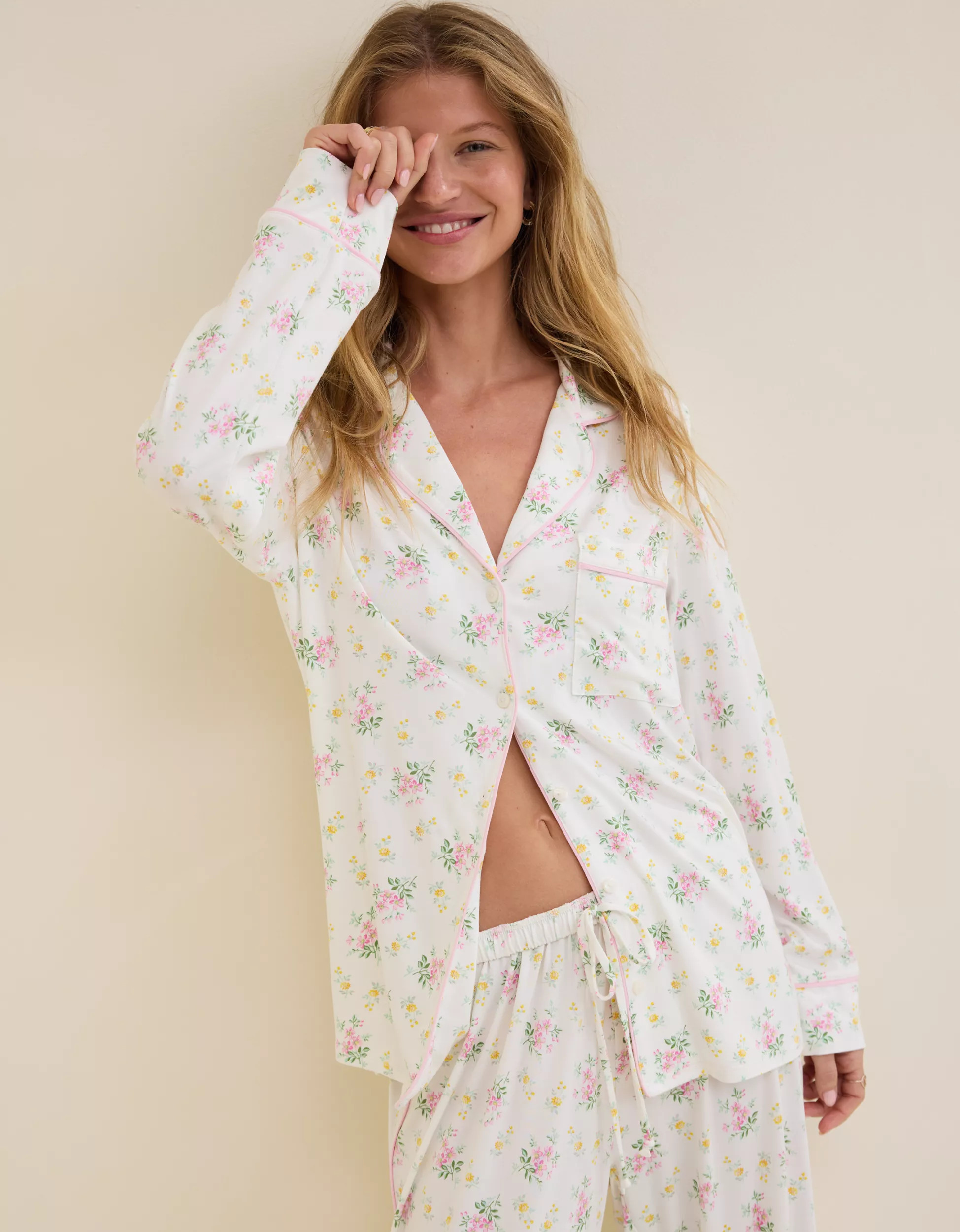 Aerie Real Soft® Pajama Shirt | American Eagle Outfitters (US & CA)