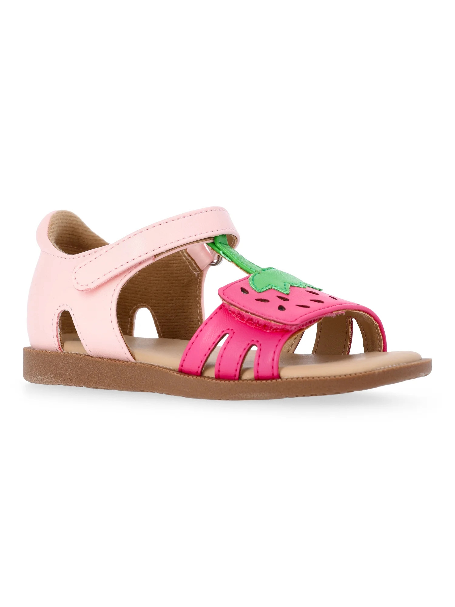 Wonder Nation Baby and Toddler Girls Fruit Sandals | Walmart (US)