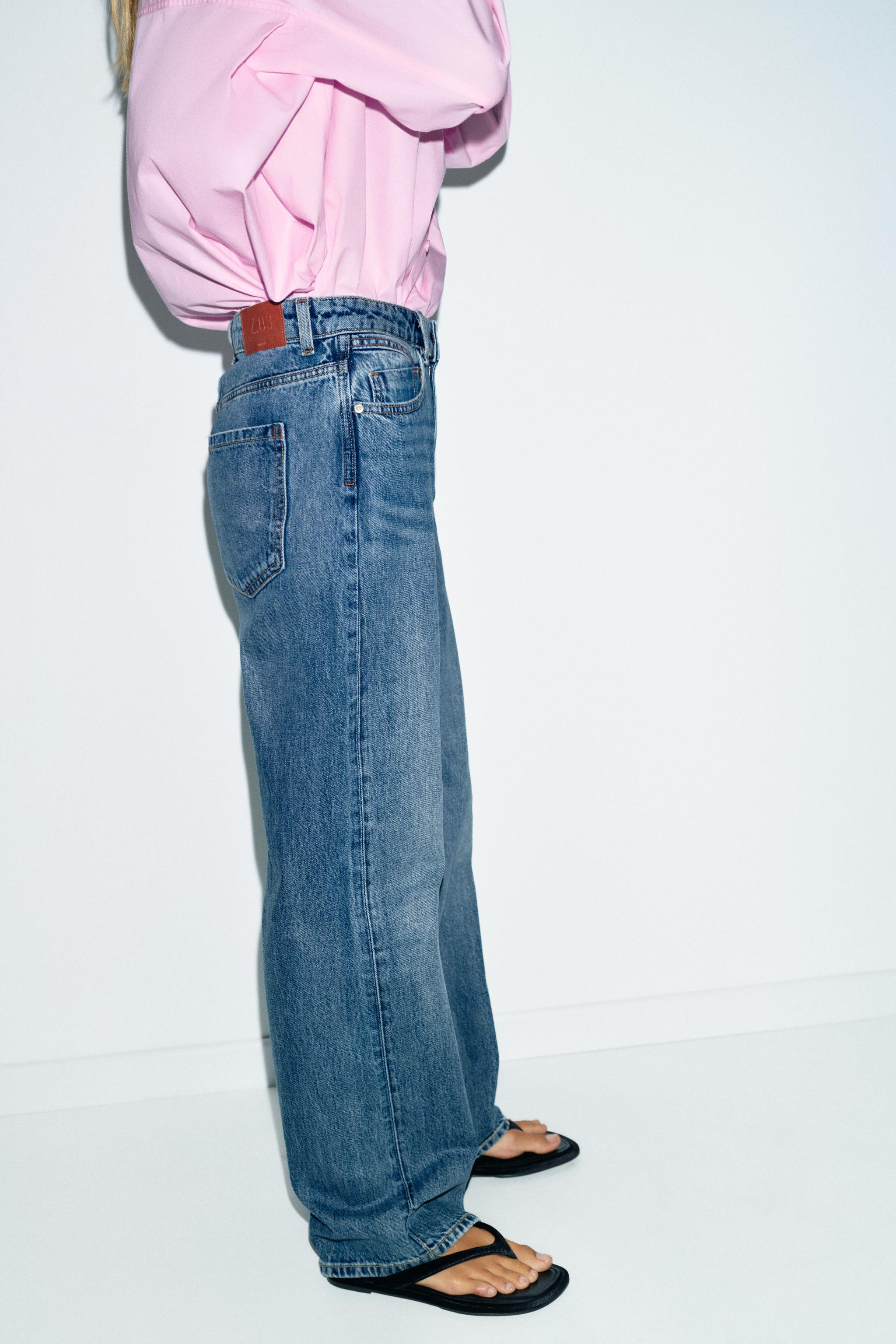 JEANS Z.03 STRAIGHT HIGH-WAIST LONG LENGTH | Zara UK