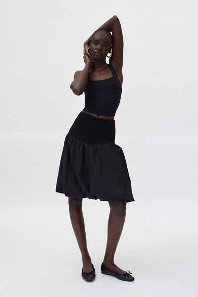 Urban Renewal Remnants Bubble Hem Midi Skirt | Urban Outfitters (US and RoW)