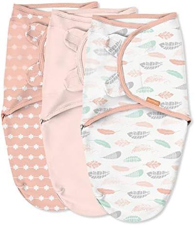 Amazon.com: SwaddleMe Original Swaddle – Size Small, 0-3 Months, 3-Pack (Coral Days) : Everythi... | Amazon (US)