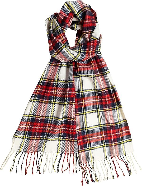 CALVIN & OLIVIA Cashmere Feel Scarf Soft Winter Soft Tartan Plaid Fashion Nova Scottish Check Mul... | Amazon (US)