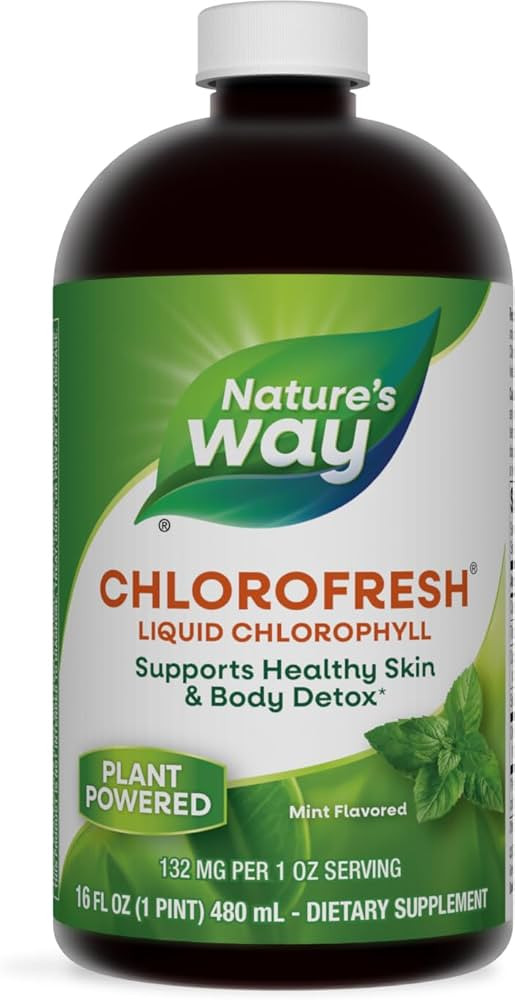 Nature's Way Chlorofresh, Liquid Chlorophyll, Supports Healthy Skin & Body Detox*, Internal Deodo... | Amazon (US)