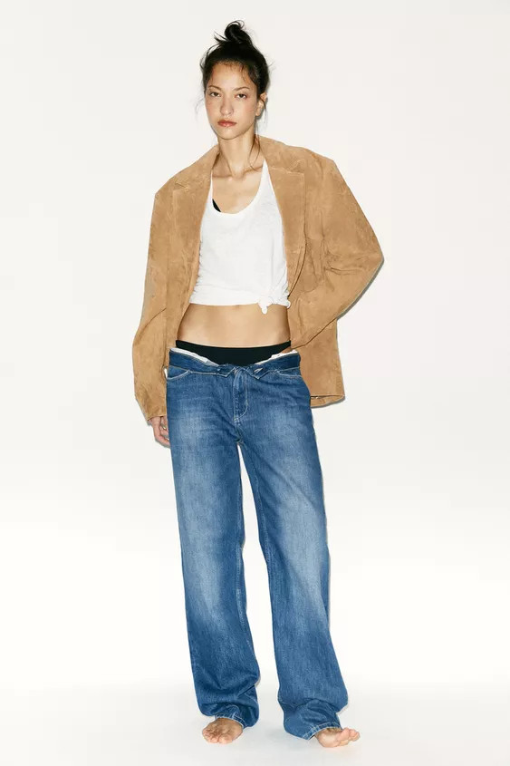 100% SUEDE BLAZER | Zara US