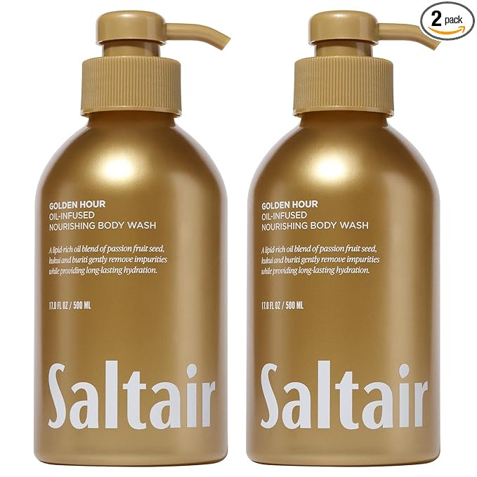 Saltair Body Wash 2-Pack – Moisturizing Body Wash with Vitamin E & Hydrating Oil Blend – Scen... | Amazon (US)