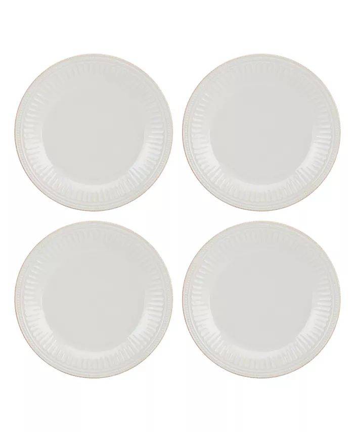 Lenox French Perle Groove Dinner Plates, Set Of 4 - Macy's | Macy's