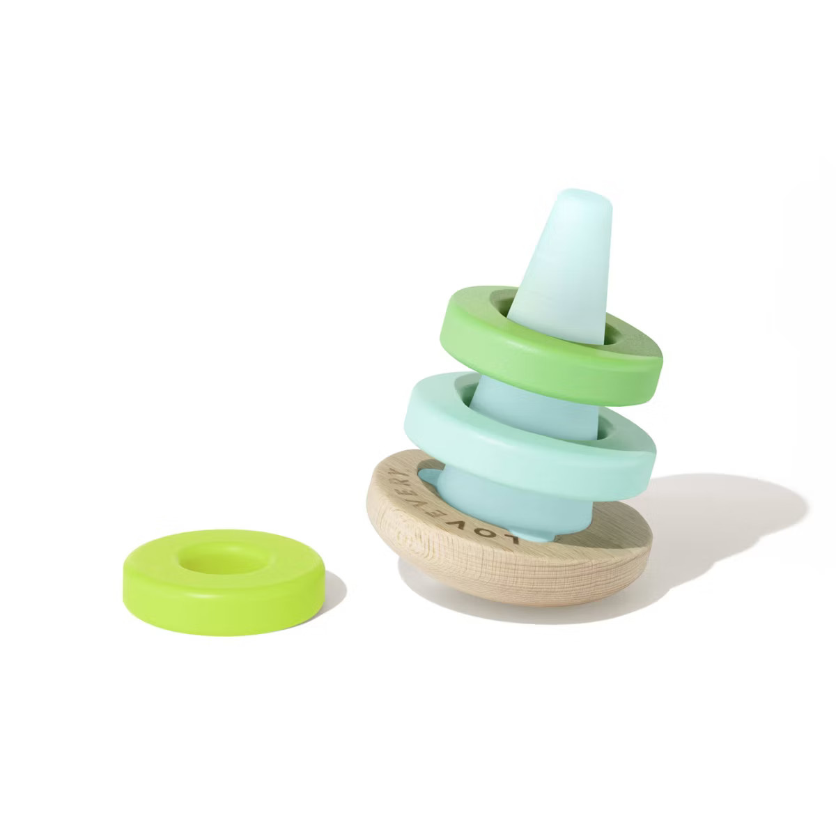 Lovevery Montessori Wobble Stacker - 4pc | Target