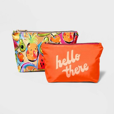 2pk Zipper Polyester Pouches - Tabitha Brown for Target | Target