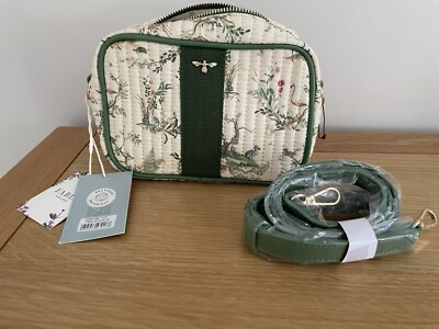 Fable England Green Cream Animal  Print Camera Shoulder Clutch Bag NEW   | eBay | eBay UK