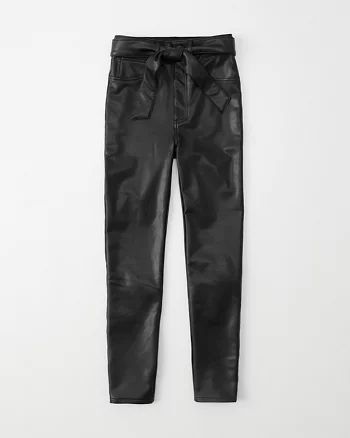 Ultra High Rise Faux Leather Leggings | Abercrombie & Fitch US & UK