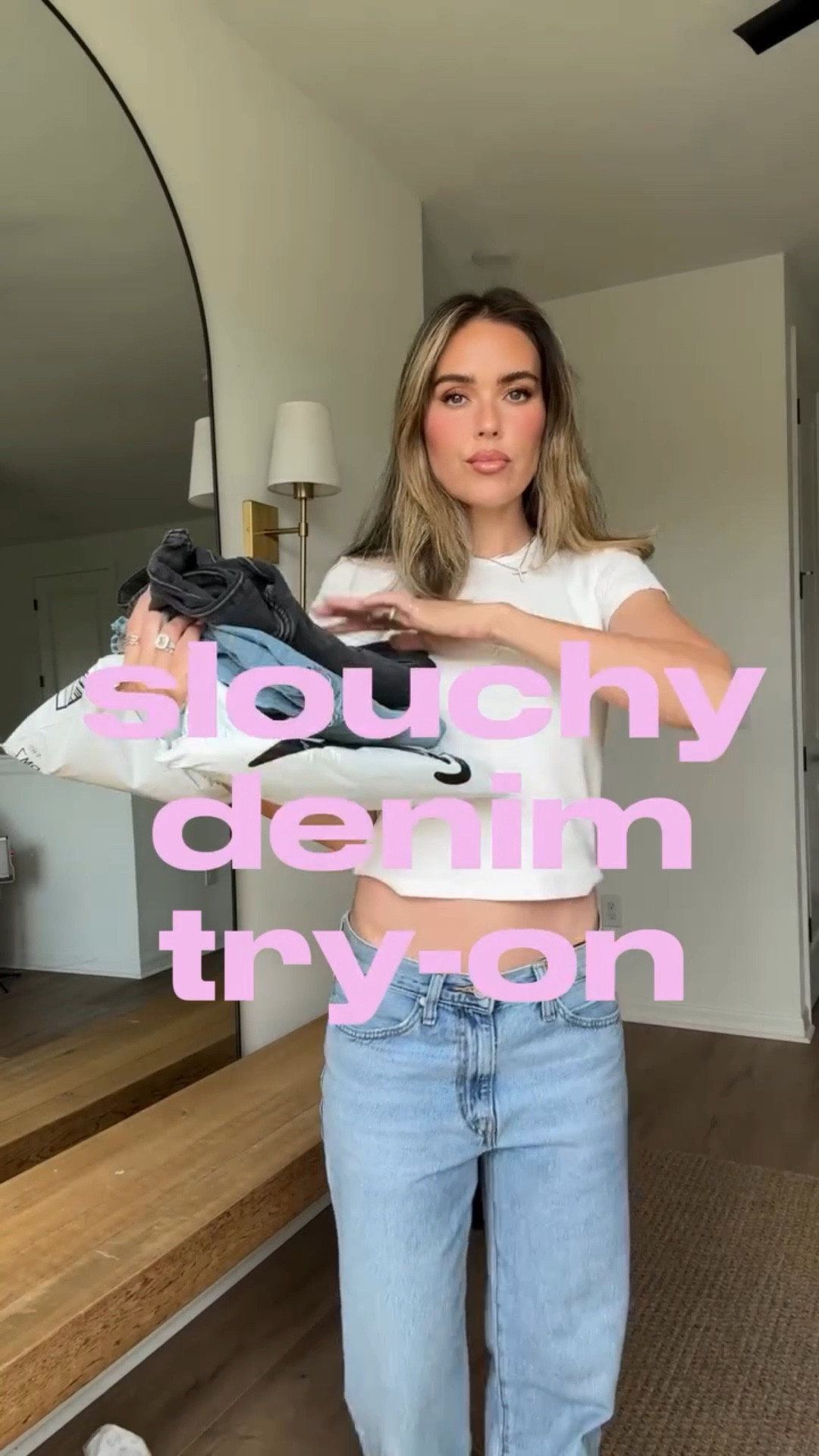 Go up 2 sizes for the same slouchy effect- trust 

I’m 5’5” and wearing a 27. Bootcut can be polarizing, but it seems that we are all doing whatever we want with denim trends…. Sooooo you’re into it, go for it 

Levi’s 94 baggy bootcut 
Levi’s 94 straight leg

#LTKBeauty #LTKootd #LTKgrwm