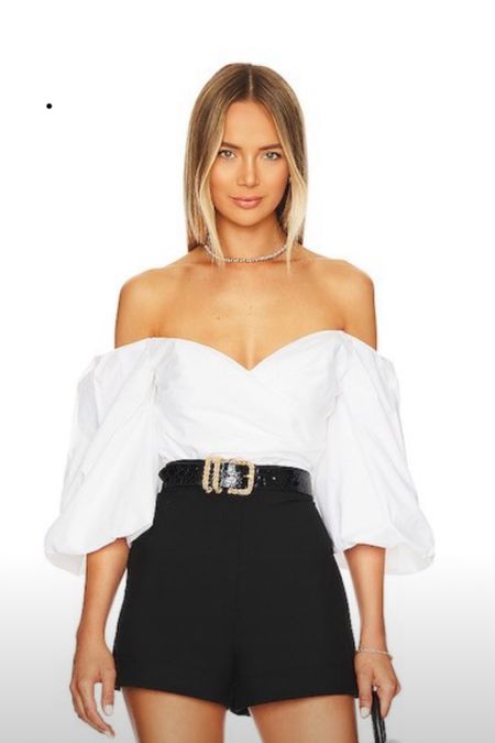 If you are looking for a chic party outfit ideas for your pre wedding events. You need to check out this stunning white top. For the bride that's oh-so-chic, check out this beautiful gold top for your bridal shower, engagement shoot or photo shoot. Gold tops are a Bride to Be’s favorite fashion piece for all her prewedding events from engagement party/ shoots, bridal shower, and other events.  #engagementoutfit #bridestyle #bridefashion #bridalshoweroutfitideas #elegantdress #engagementphotooutfit #bridetobe #2024bride #instabride  #whitedress #wedding #bridalwear #instabride #bridegroom #bridalshowerdress

#LTKstyletip #LTKwedding #LTKparties