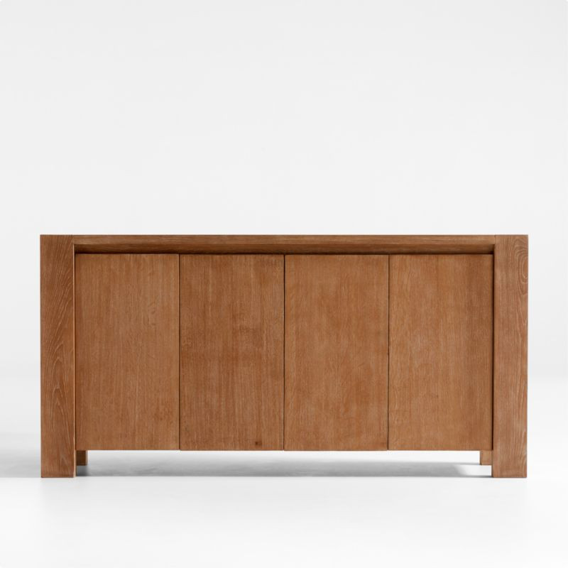 Terra Smoke Oak Sideboard + Reviews | Crate & Barrel | Crate & Barrel