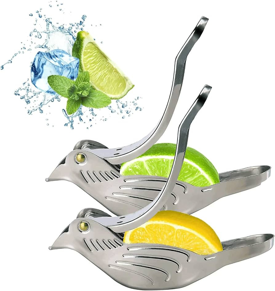 OGWSRK Elegant Bird shaped Stainless Steel Manual Lemon Juicer and Lime Extruder, Manual Lemon Ju... | Amazon (US)