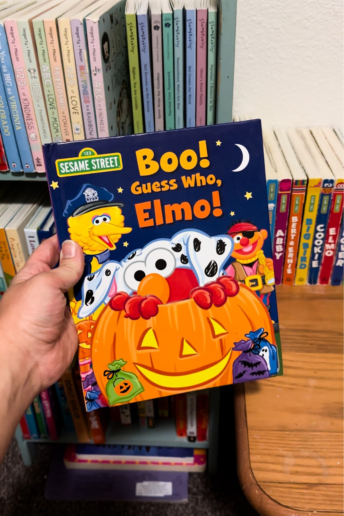 Boo! Guess Who, Elmo! Lift a flap board book

#LTKSeasonal #LTKkids #LTKHalloween
