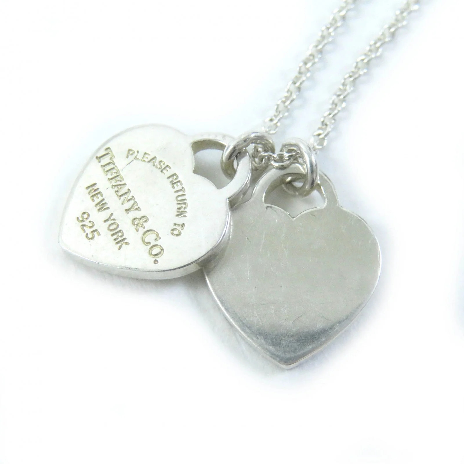 Tiffany & Co Silver Mini Heart Necklace | Shop Simon