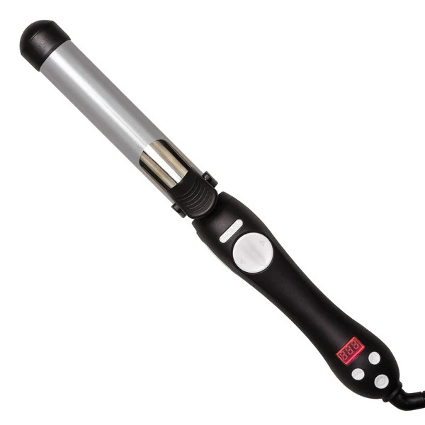 Beachwaver® S1.25 Dual Voltage Black Rotating Curling Iron | Beachwaver Co