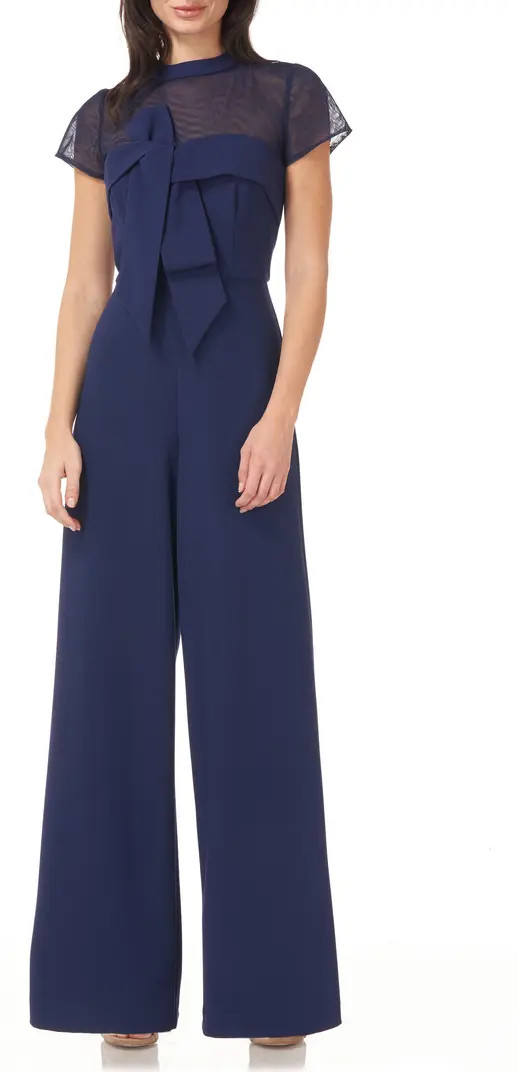 JS Collections Stretch Crepe Jumpsuit | Nordstrom | Nordstrom