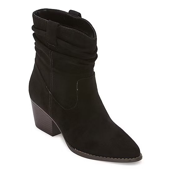 a.n.a Womens Delia Stacked Heel Slouch Boots | JCPenney