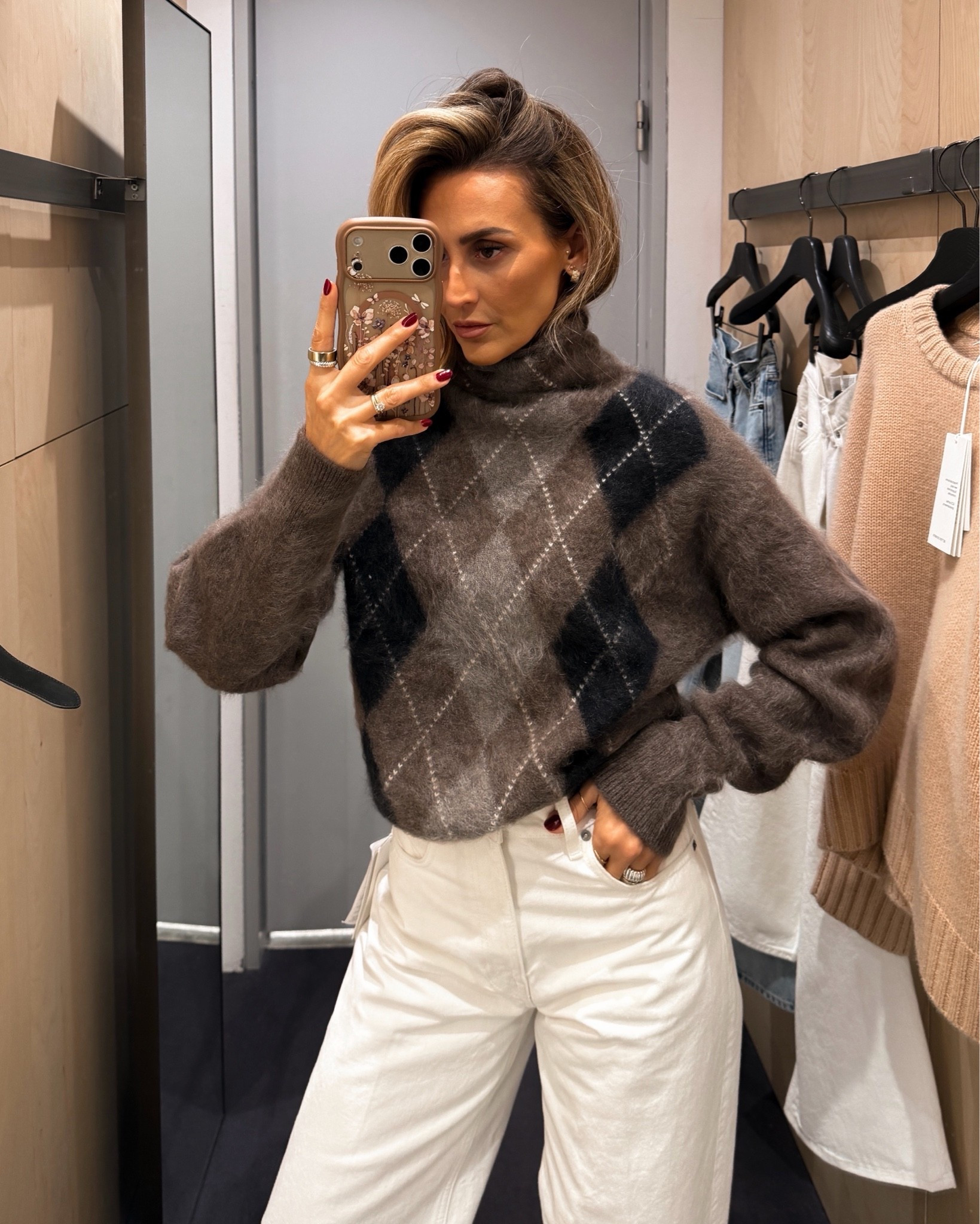 Couldn’t resist the brushed cashmere sweaters! Lots of F&F deals happening right now!