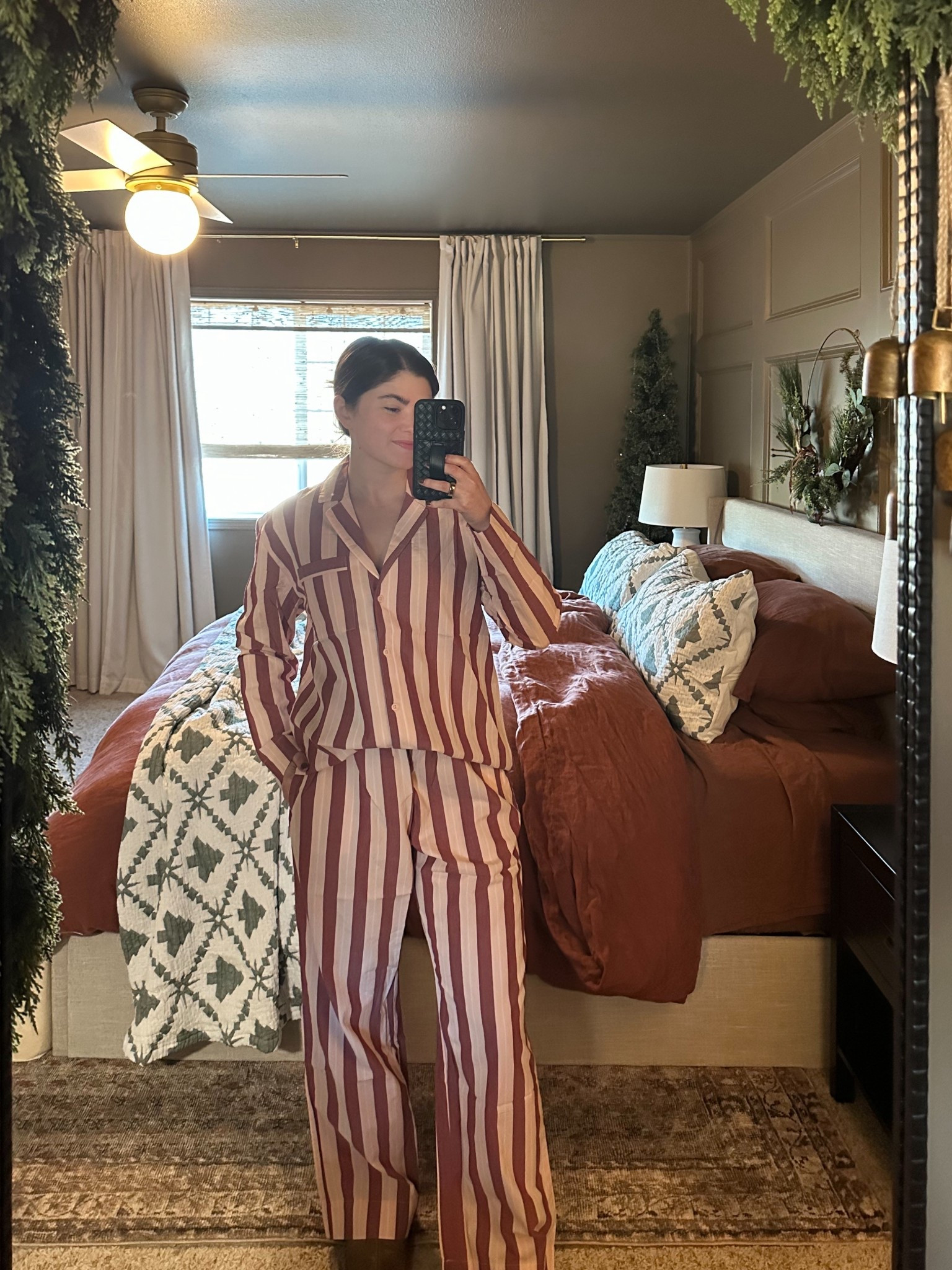 Last day of old navy pajamas being 50% off! Loving this striped set for Christmas! 

Poplin Pajama Pant Set, pink and red striped pajamas, women’s pajamas, Christmas pajamas 

#LTKootd #LTKHoliday #LTKStyleTip