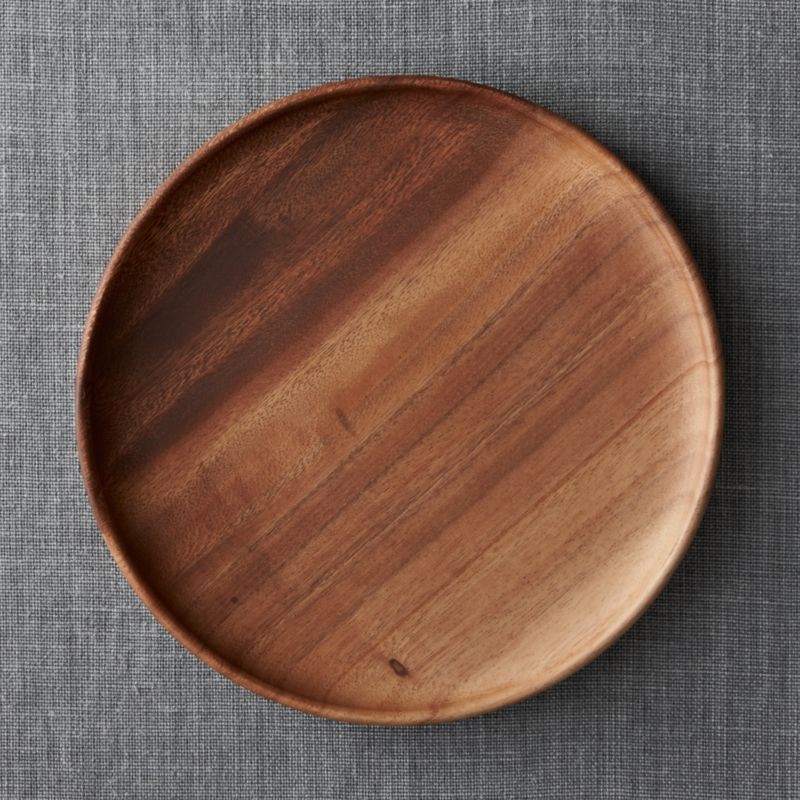 Tondo Wooden Platter + Reviews | Crate and Barrel | Crate & Barrel
