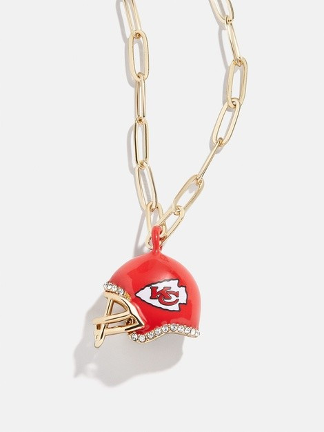 Kansas City Chiefs Helmet Charm Necklace | BaubleBar (US)
