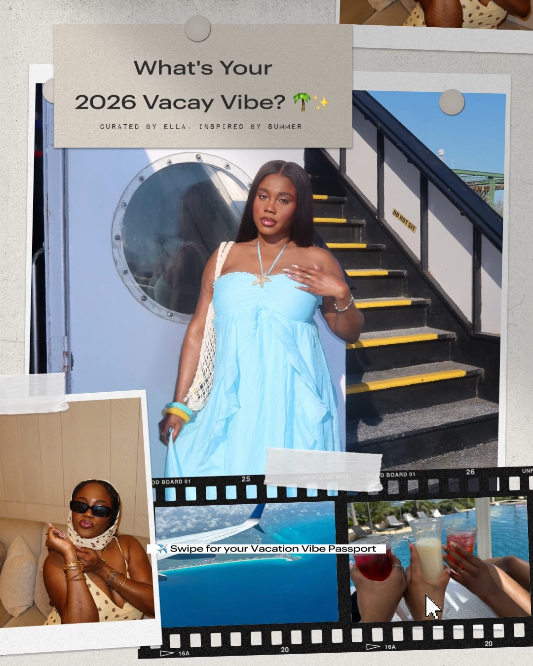 POV: you’ve just checked into my Vacay Vibe passport ✈️🌴

welcome to my #Ellavated world, where every scroll is a new destination and every fit sets the mood because you know I love a good theme while on vacation 🤏🏾 #stylebyemmanuela 

Fashion for Everyone!
Search “Vacay Vibe” on SHEIN for your passport to style!

current shops I’m loving for summer-coded looks: Aloruh | VARSIVA | Athîral | L’Amorae | Sunnyshic | Glamine 🤍

what’s your vibe ? let me know in the comments 🥳⬇️

#ad
@sheinofficial @shein_ca
#SHEINVacay #SHEINtrends