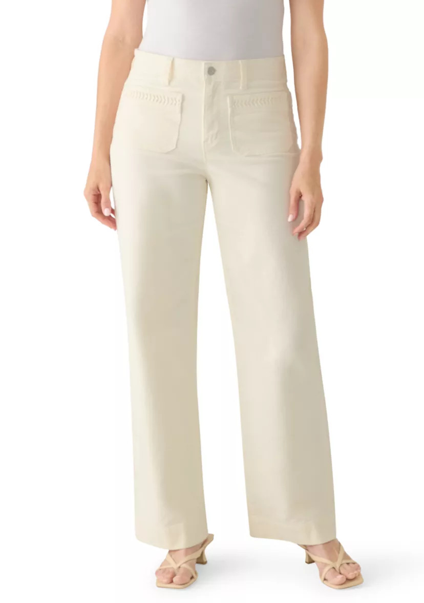 Women's High Rise Patch Pocket Cord Pants | Belk