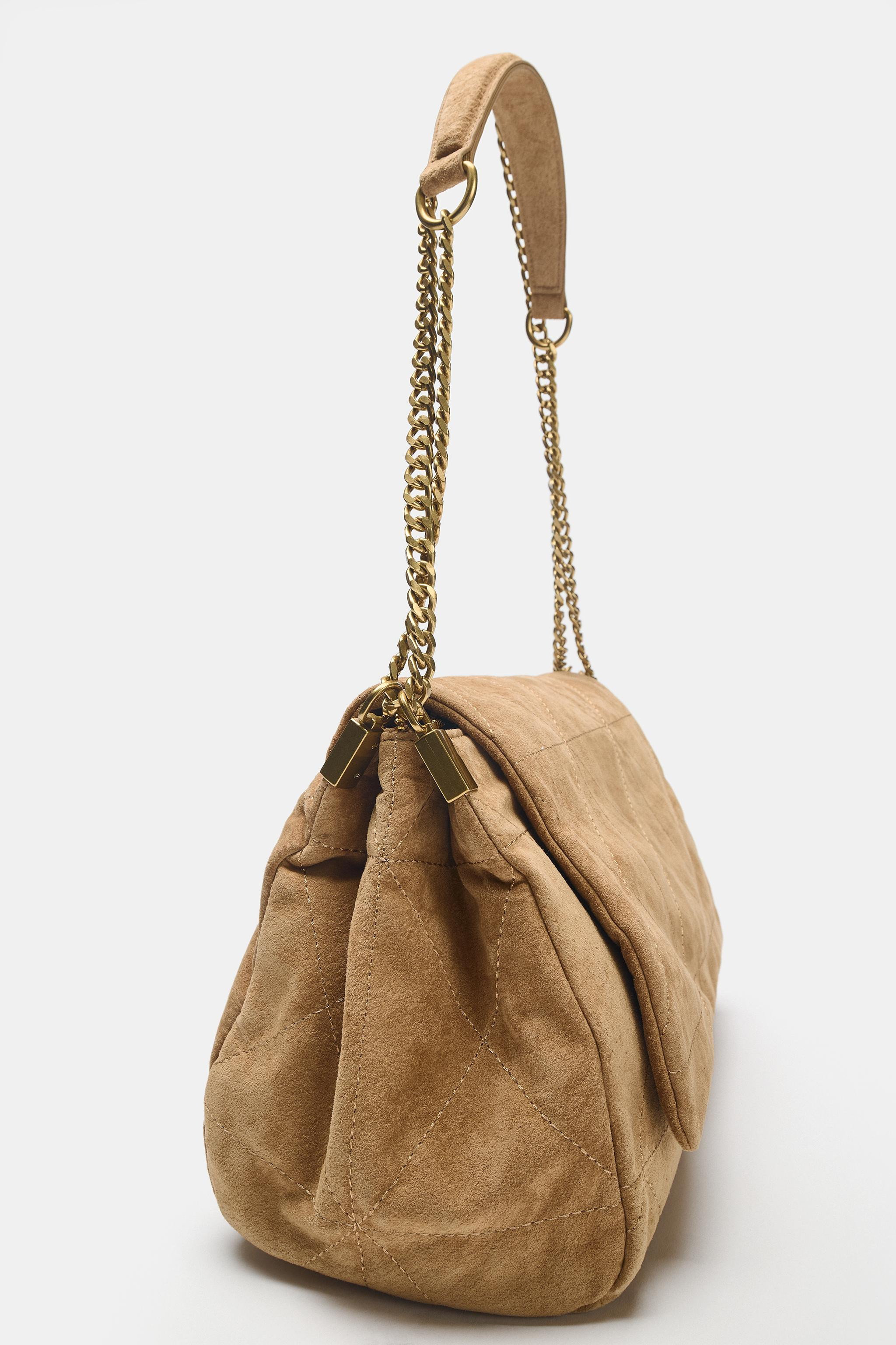SAC PORT\u00c9 \u00c9PAULE EN CUIR \u00c0 RABAT | Zara US