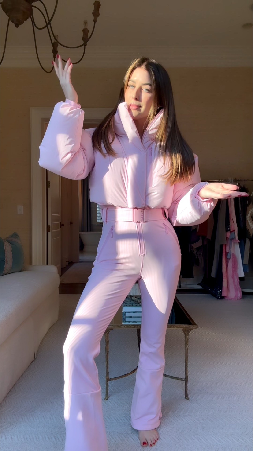 I’m wearing a medium in this skirt suit. I’m 5’9” and a size 6 in dresses and tops, but a 2/4 in pants.

#LTKTravel #LTKActive #LTKTall